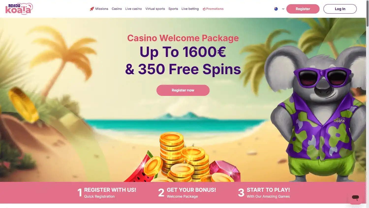 LuckyKoala Casino screenshot 1
