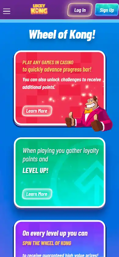LuckyKong Casino screenshot 6