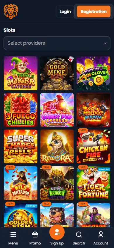 LuckyLion.Casino screenshot 5
