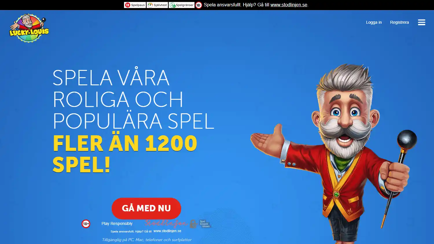 LuckyLouis Casino SE screenshot 1