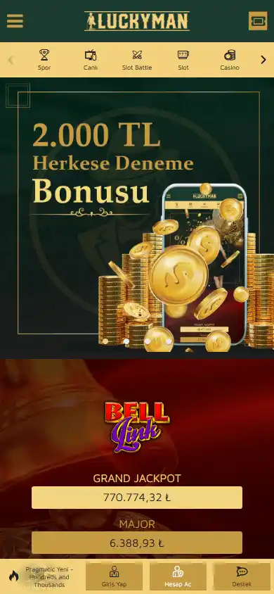 Luckyman Casino screenshot 4