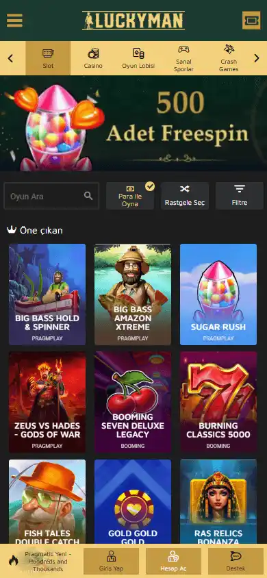 Luckyman Casino screenshot 5