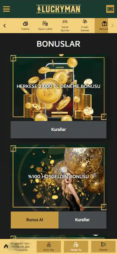 Luckyman Casino screenshot 6