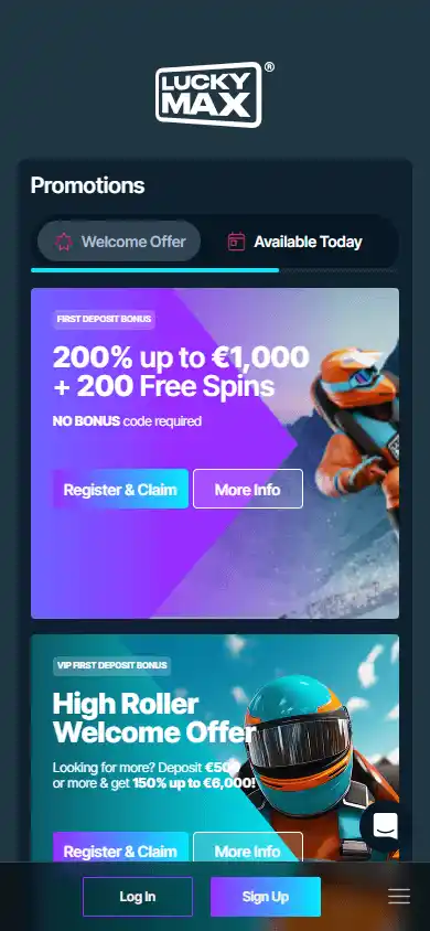 LuckyMax Casino screenshot 6