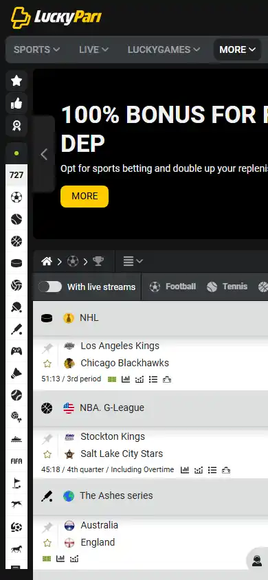 LuckyPari Casino screenshot 3