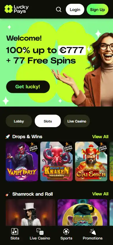 Lucky Pays Casino screenshot 5