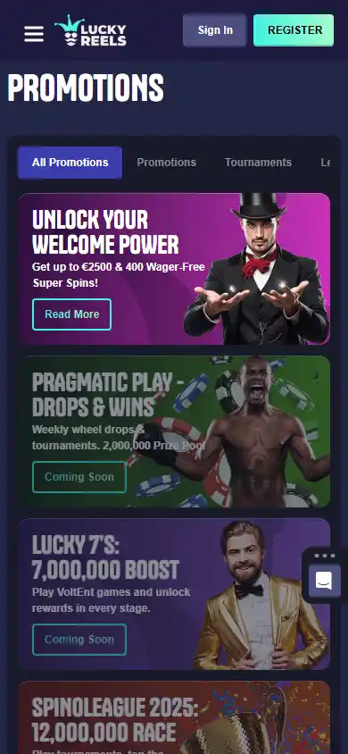 LuckyReels Casino screenshot 3