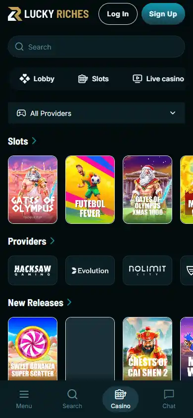Lucky Riches Casino screenshot 5