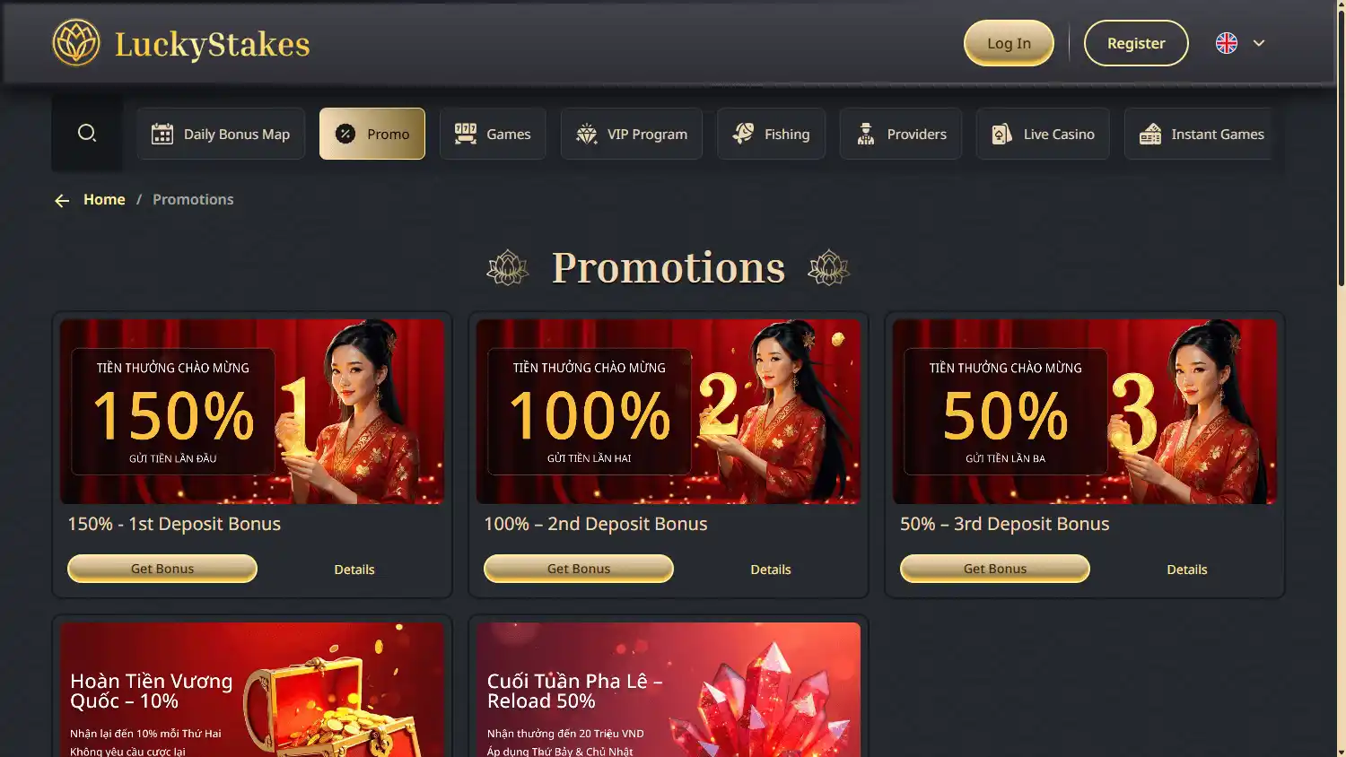 LuckyStakes Casino screenshot 3