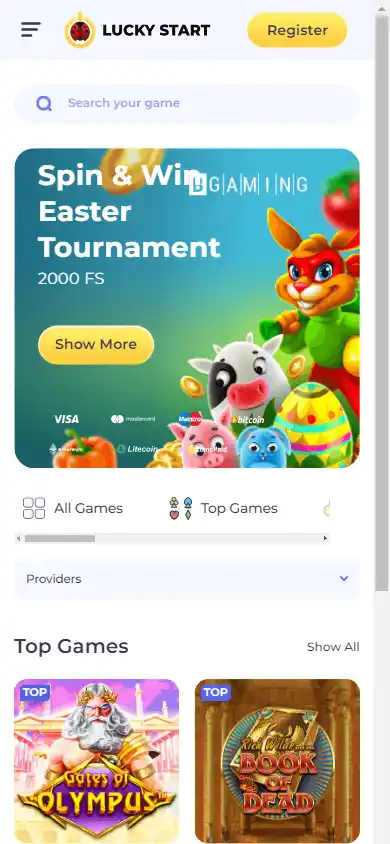 LuckyStart Casino screenshot 4