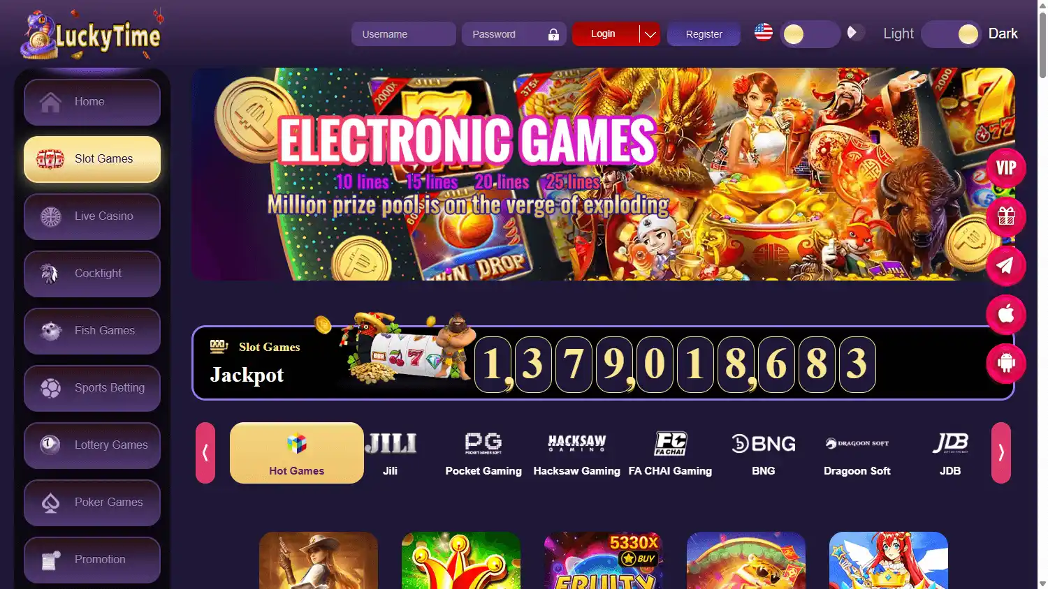 LuckyTime Casino screenshot 2