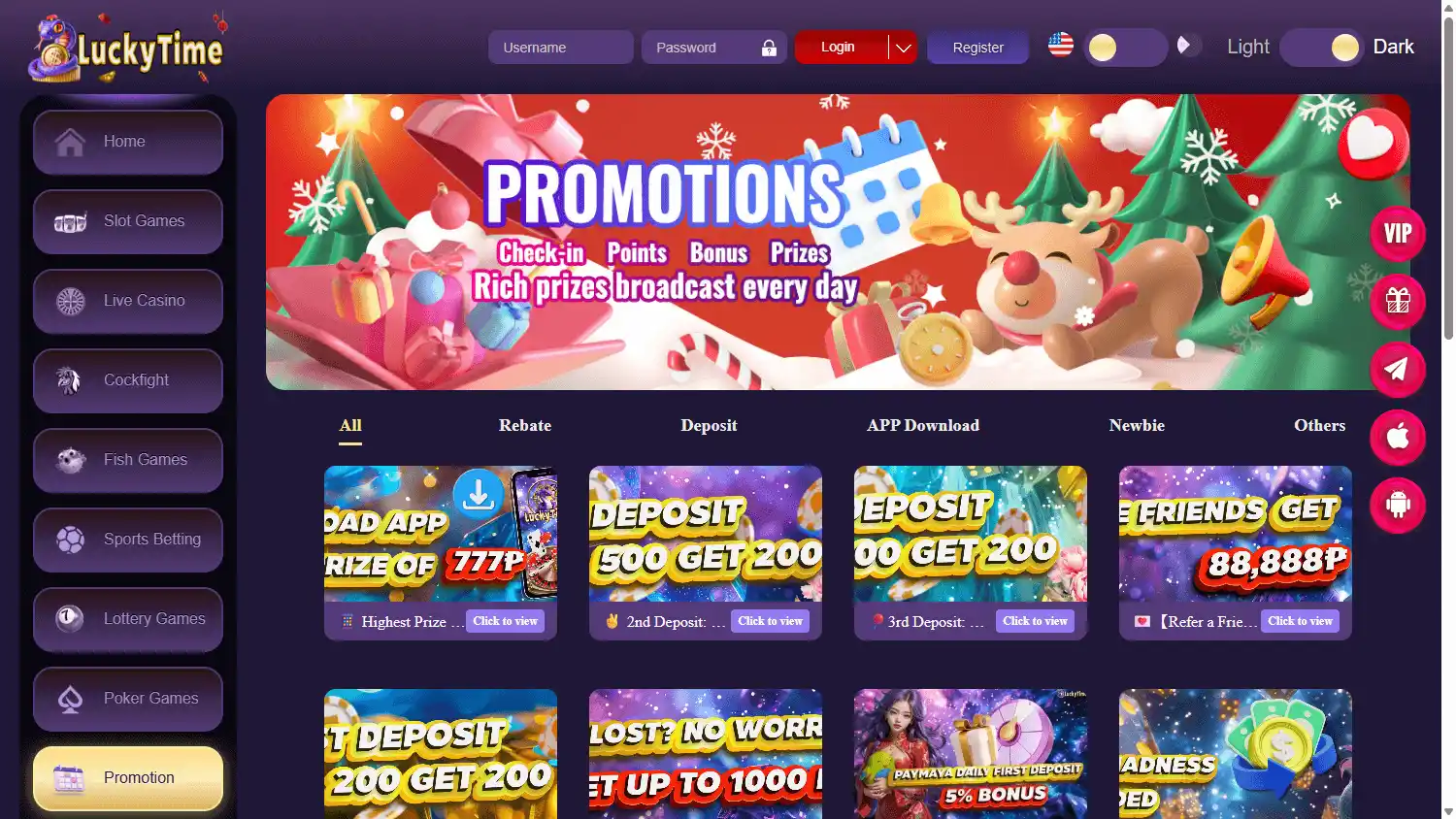LuckyTime Casino screenshot 3