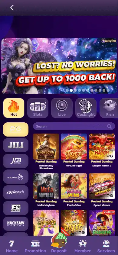 LuckyTime Casino screenshot 5