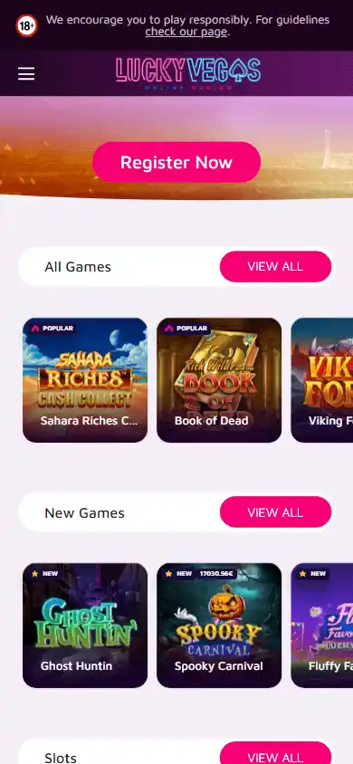 LuckyVegas Casino SE screenshot 4