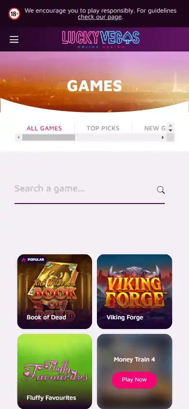 LuckyVegas Casino SE screenshot 6