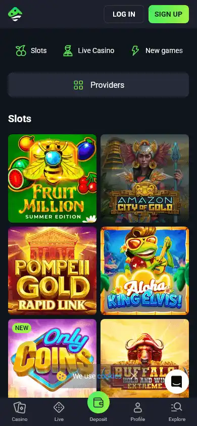 LuckyWave Casino screenshot 5