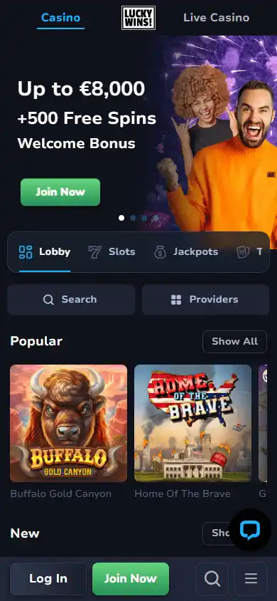 LuckyWins! Casino screenshot 4