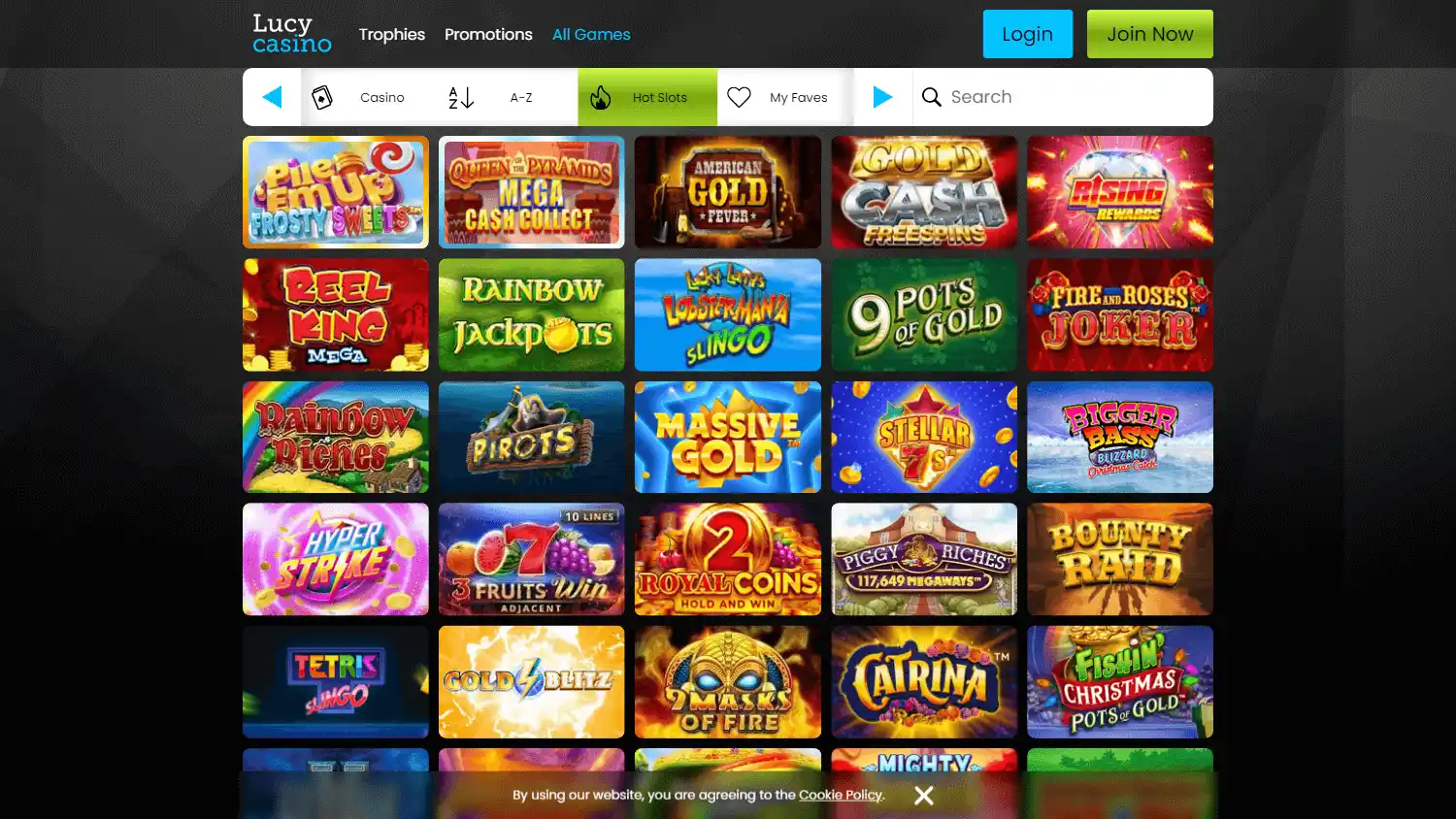Lucy Casino screenshot 2