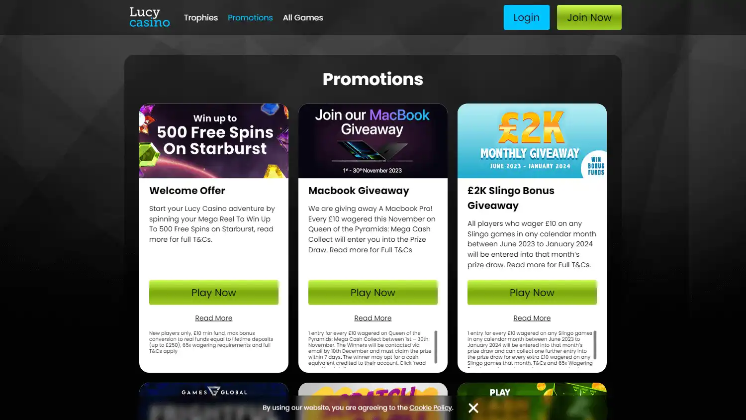 Lucy Casino screenshot 3