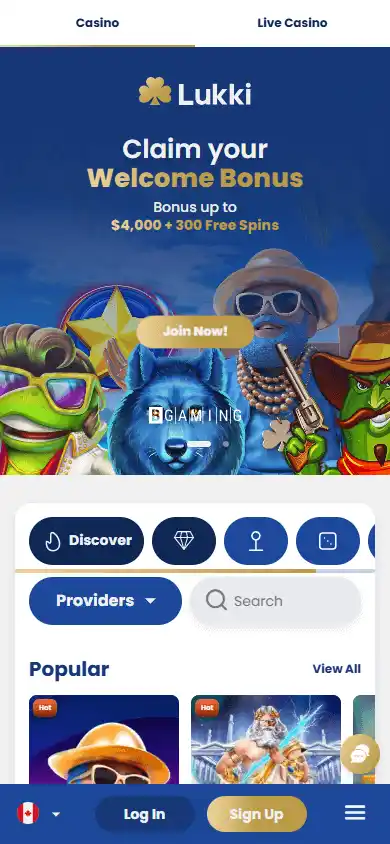 Lukki Casino screenshot 5
