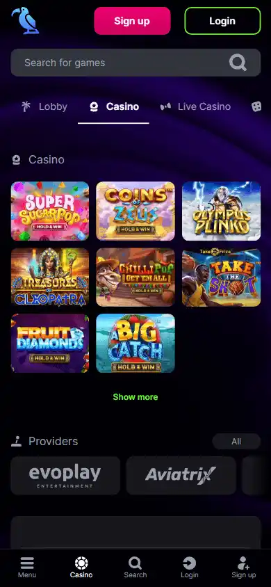 Lukkly Casino screenshot 5