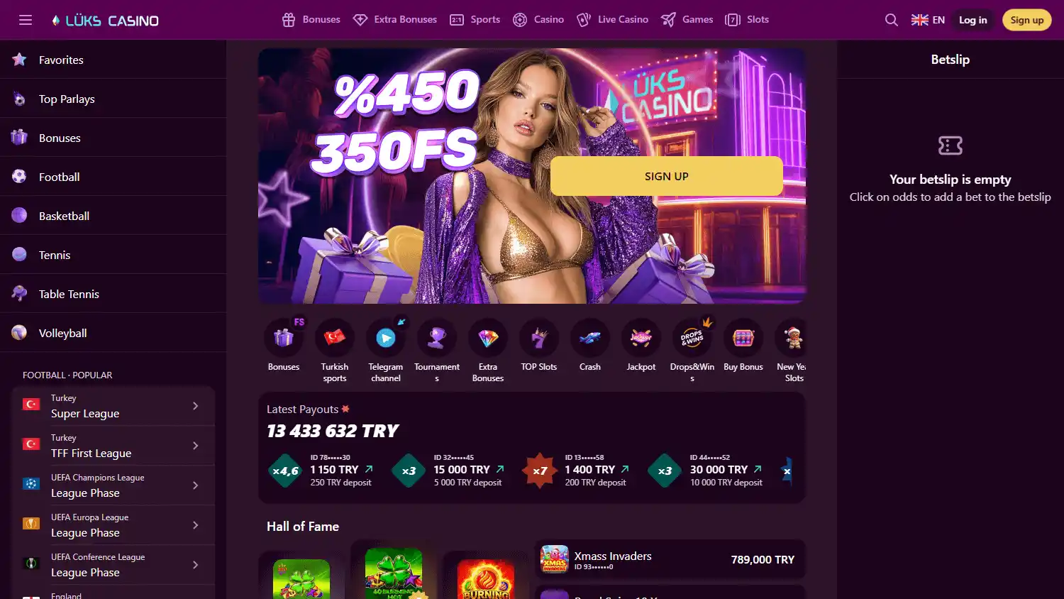 Luks Casino screenshot 1