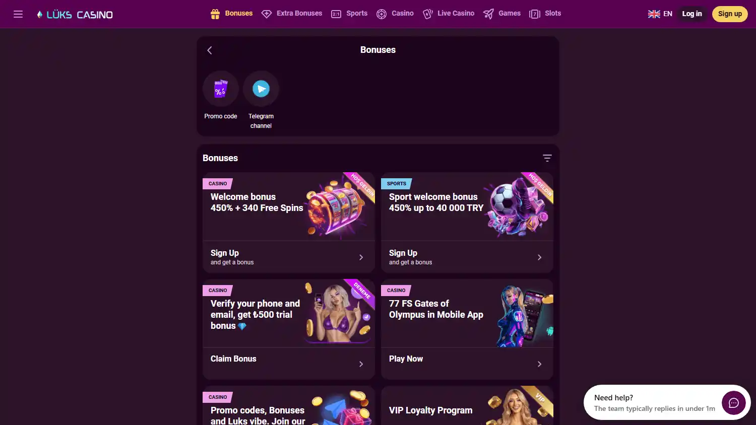 Luks Casino screenshot 3