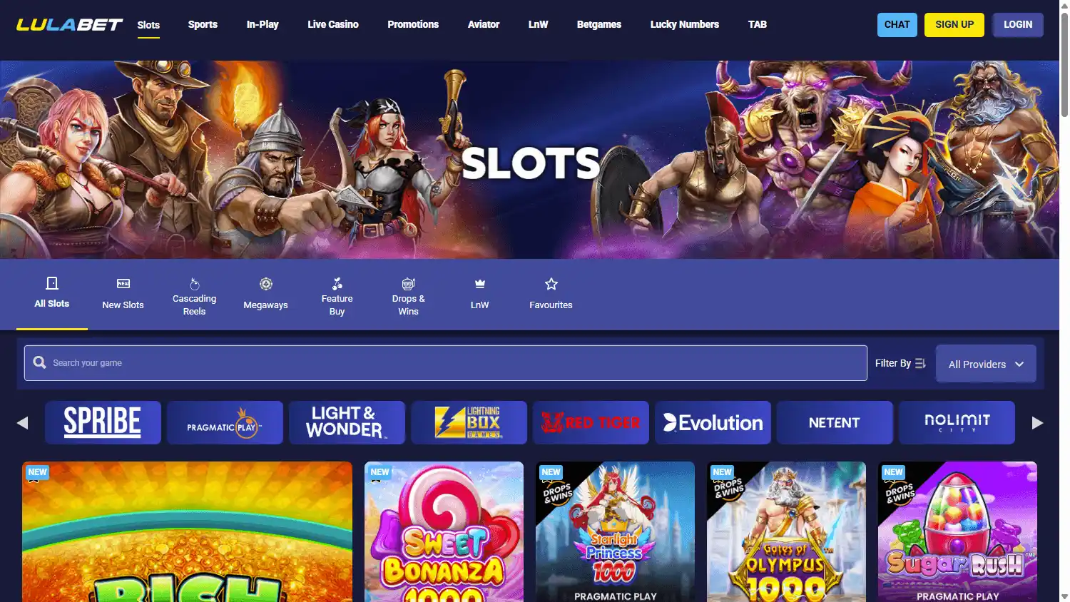 LulaBet Casino screenshot 2