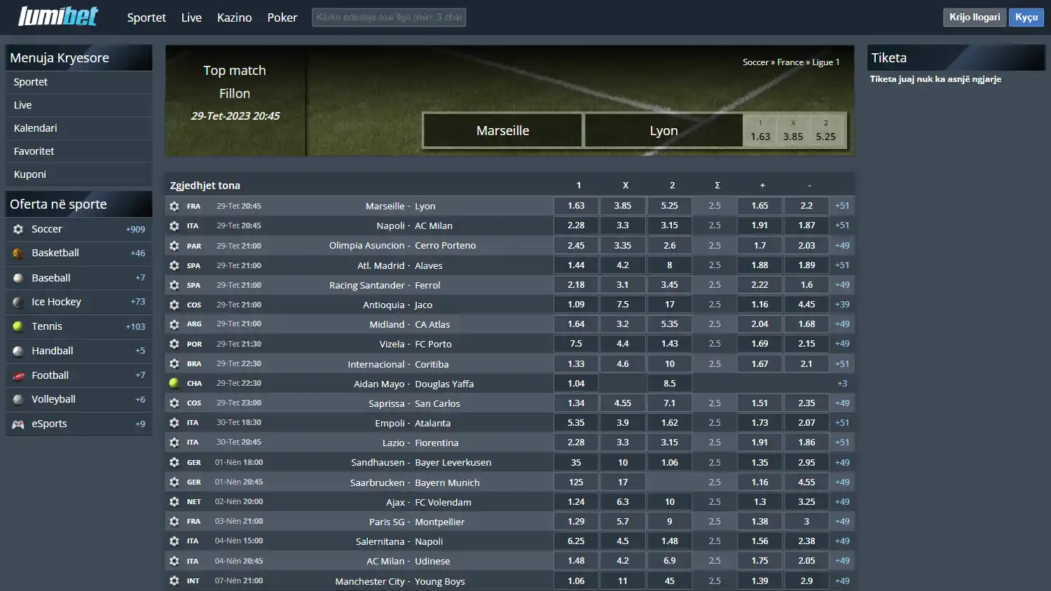 LumiBet Casino screenshot 1