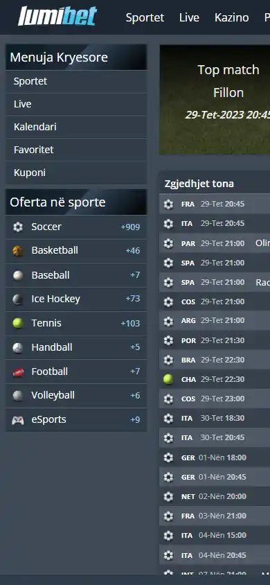 LumiBet Casino screenshot 4