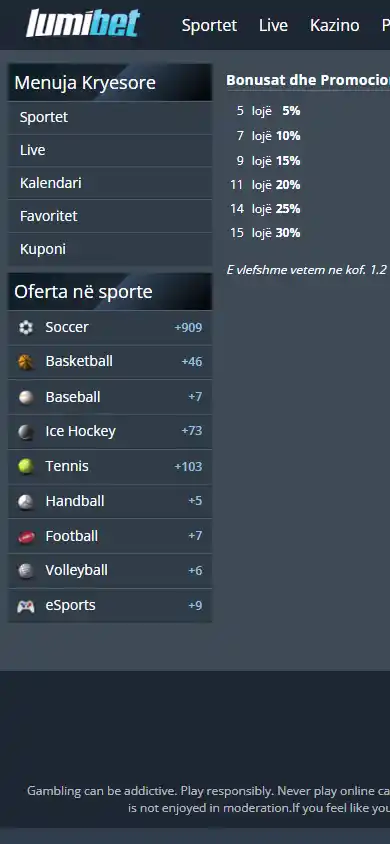 LumiBet Casino screenshot 6