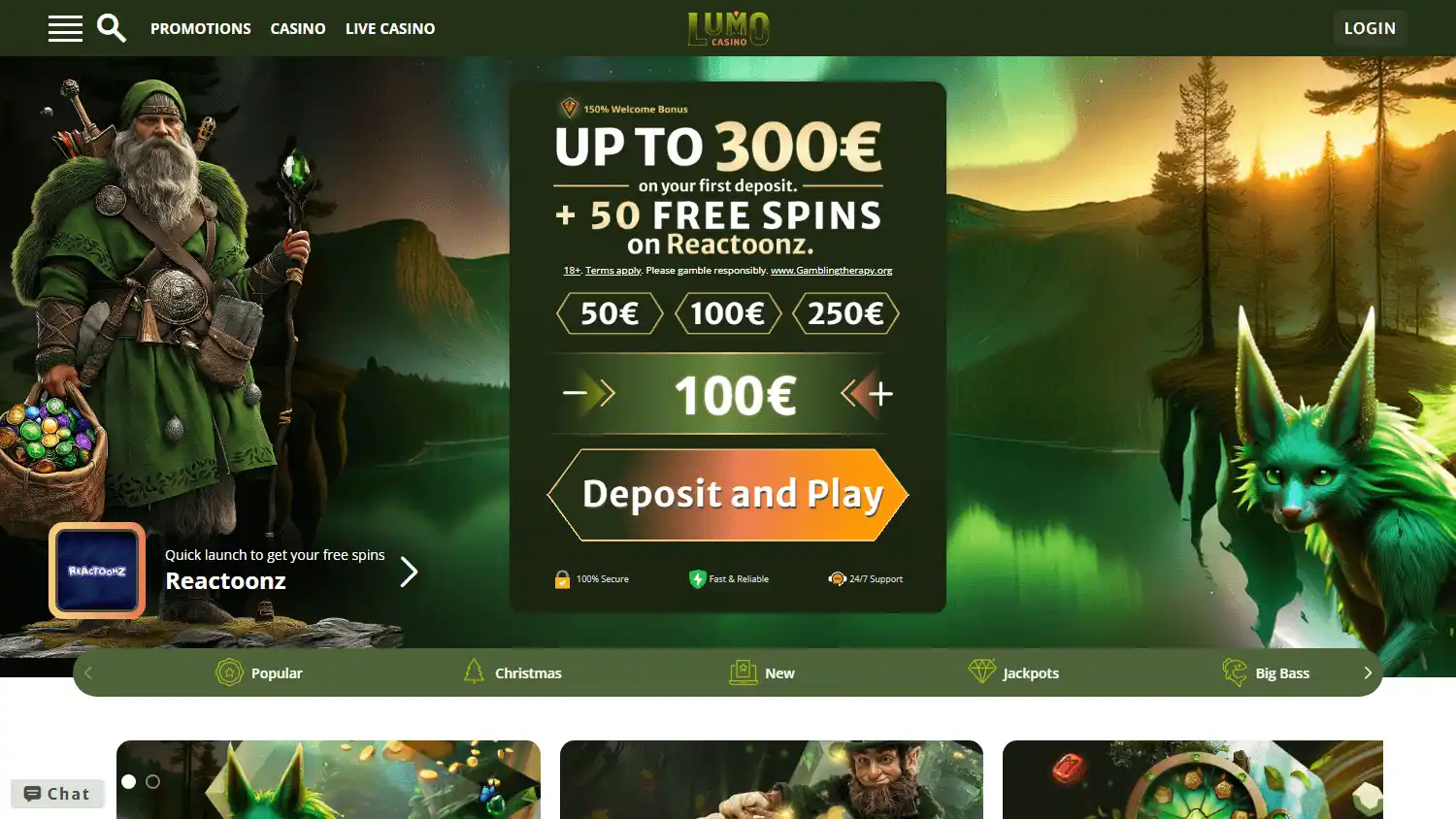 Lumo Casino screenshot 1