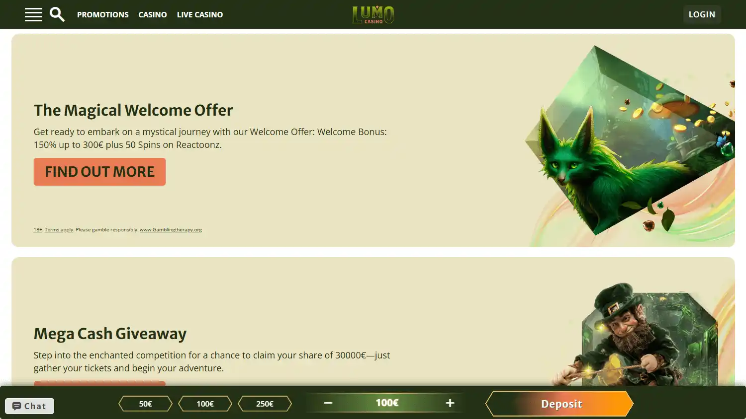 Lumo Casino screenshot 3