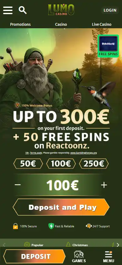Lumo Casino screenshot 4
