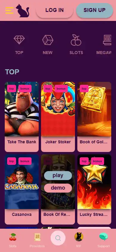 Lumoracasino screenshot 4