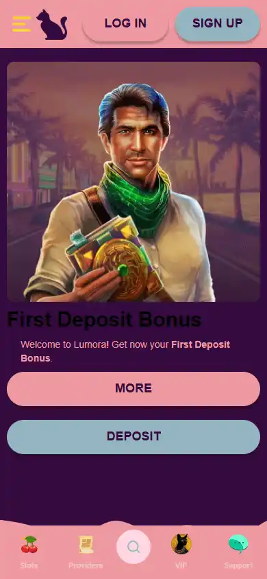 Lumoracasino screenshot 6