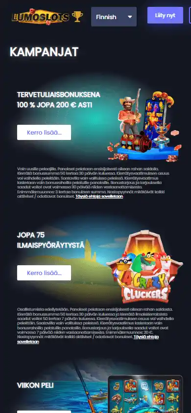 LumoSlots Casino screenshot 6