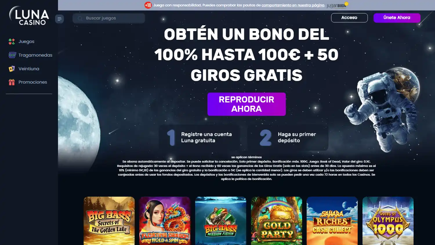 Luna Casino ES screenshot 2