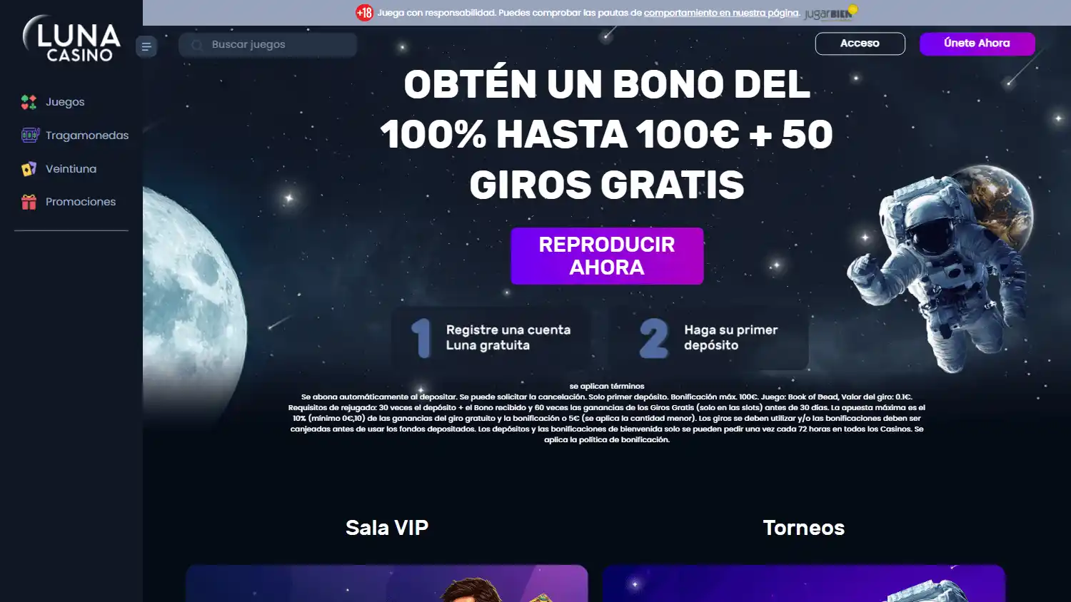 Luna Casino ES screenshot 3