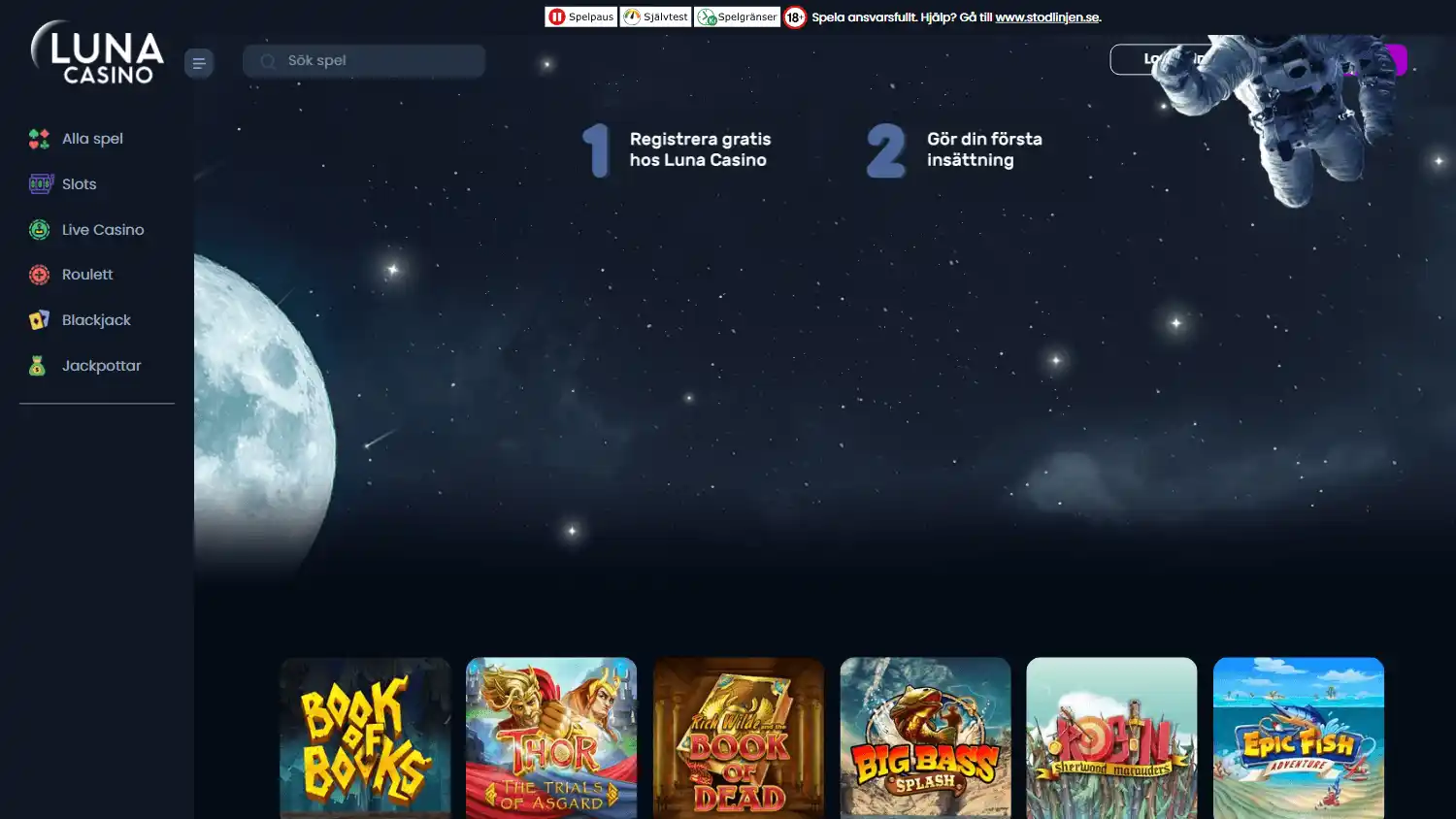 Luna Casino SE screenshot 2