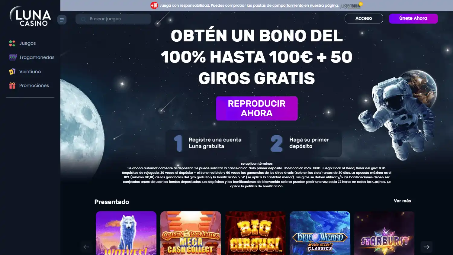 LunaCasino ES screenshot 1