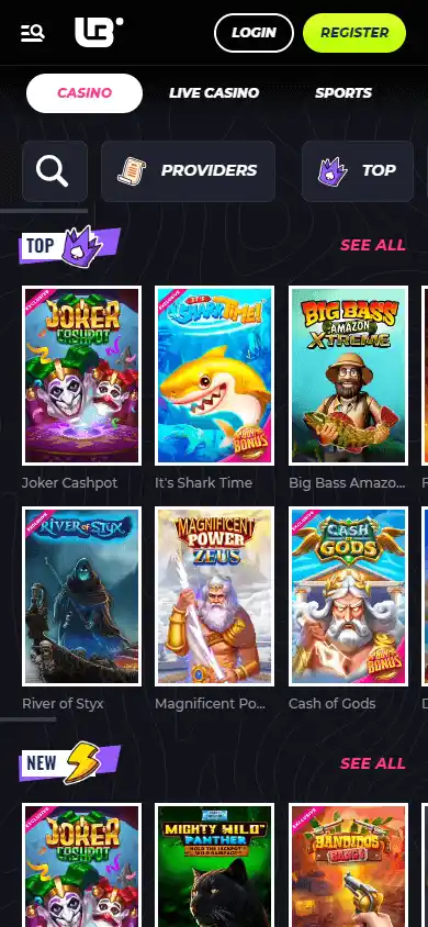 LunuBet Casino screenshot 5