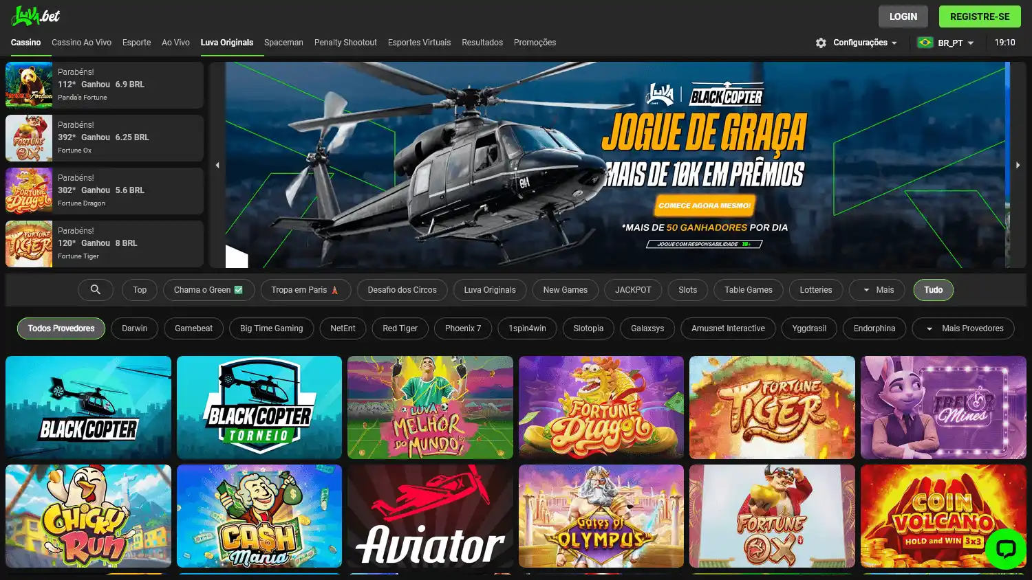 Luva.bet Casino screenshot 1