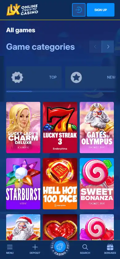 Lux Casino screenshot 5