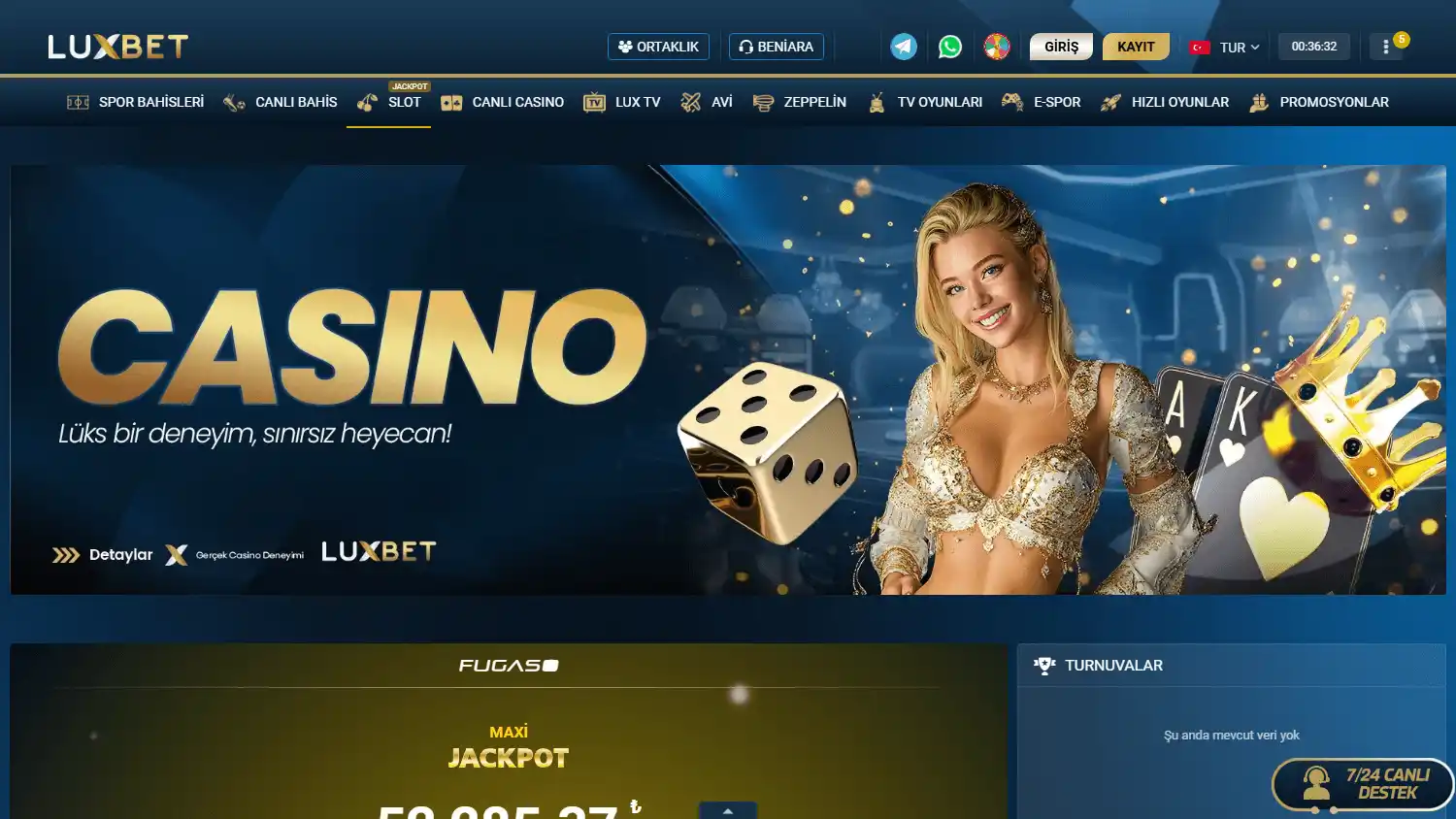 Luxbet724 Casino screenshot 2