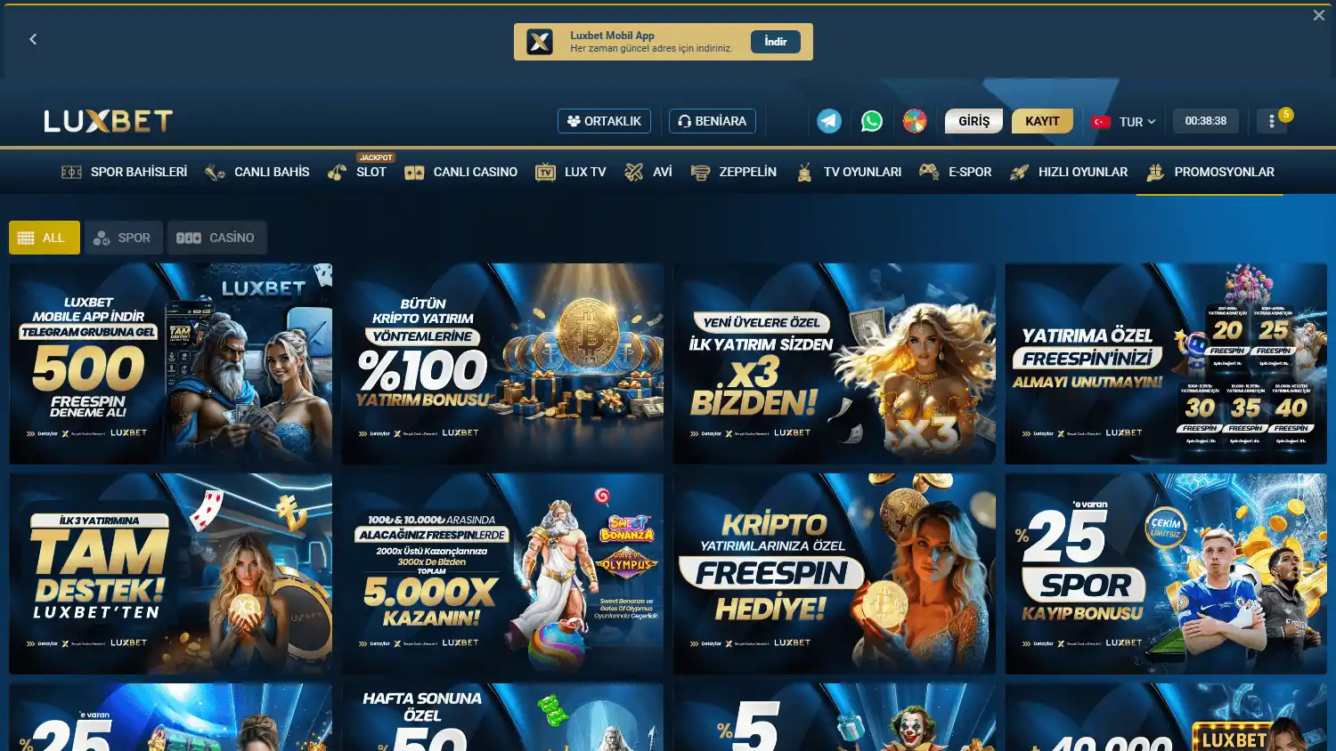 Luxbet724 Casino screenshot 3