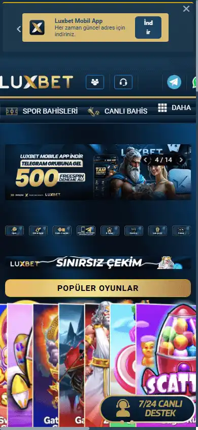 Luxbet724 Casino screenshot 4