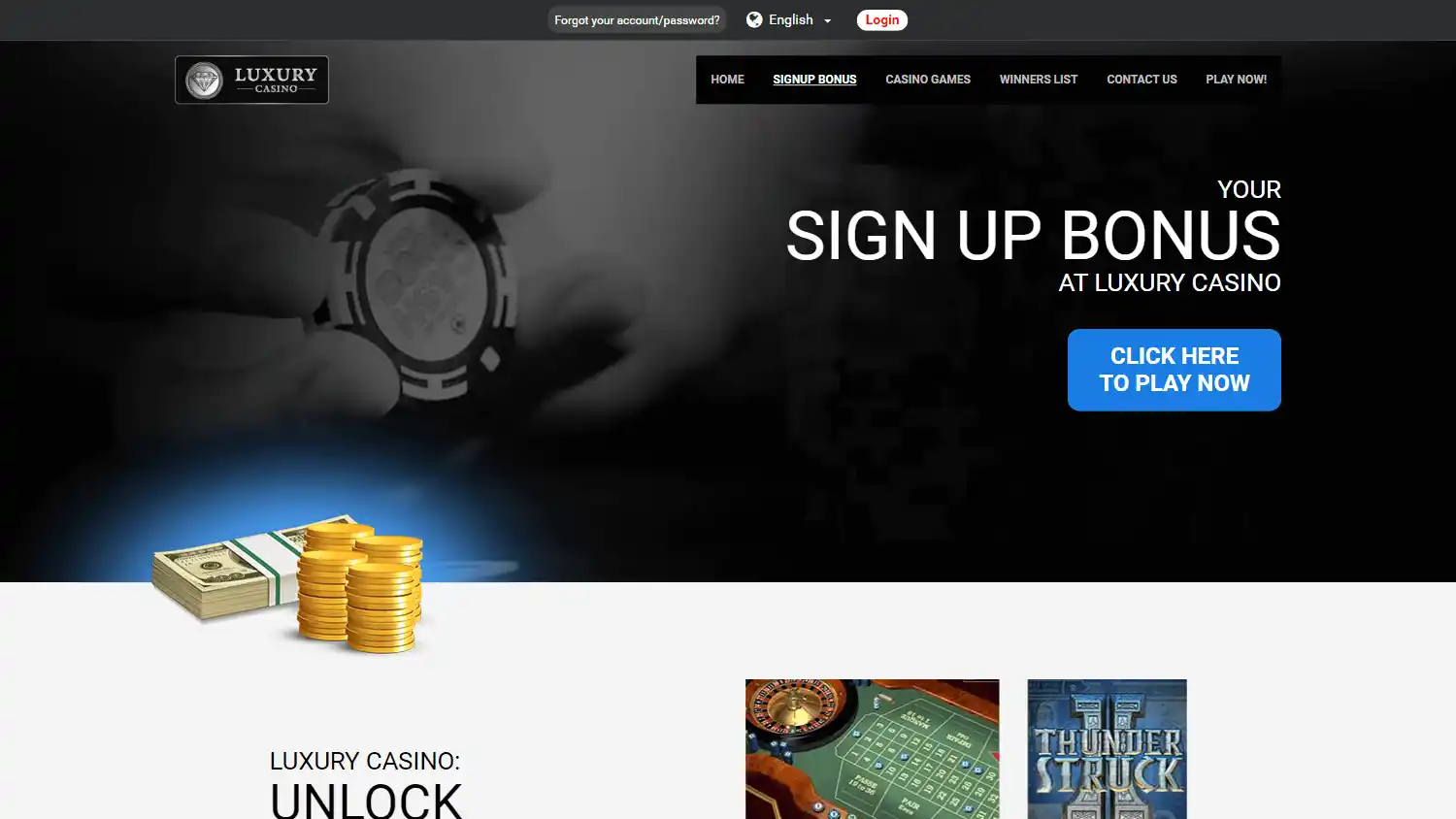 Luxury Casino UK screenshot 4