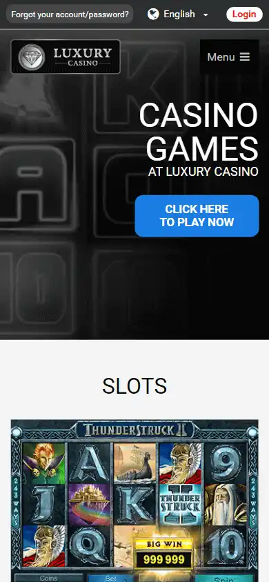 Luxury Casino UK screenshot 6