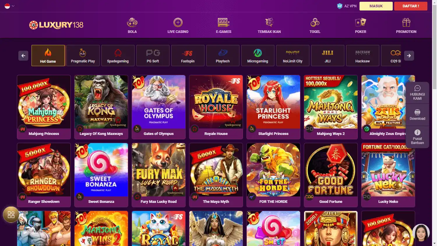 LUXURY138 Casino screenshot 2